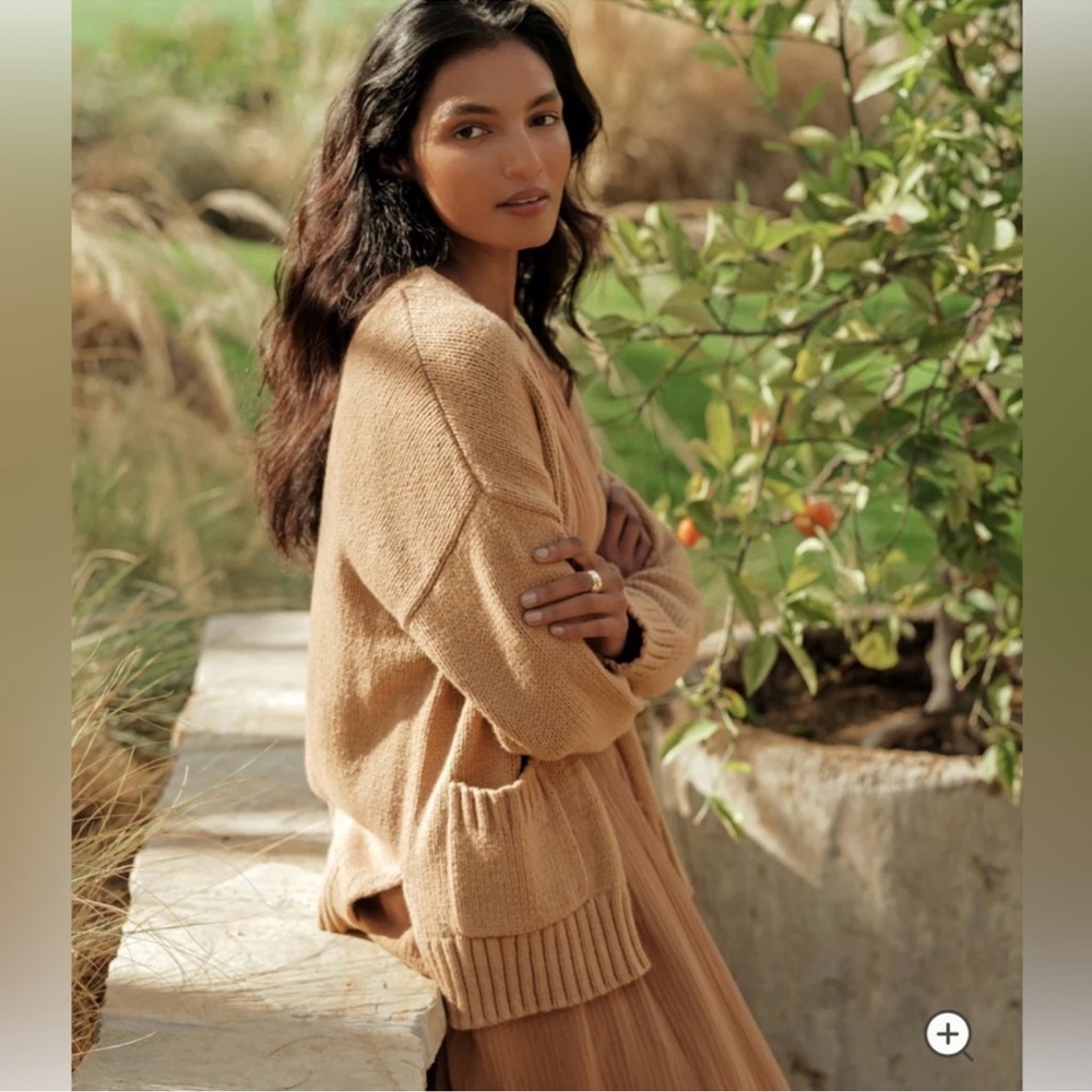 Jenni Kayne Cody Cardigan Camel XS Sold Out